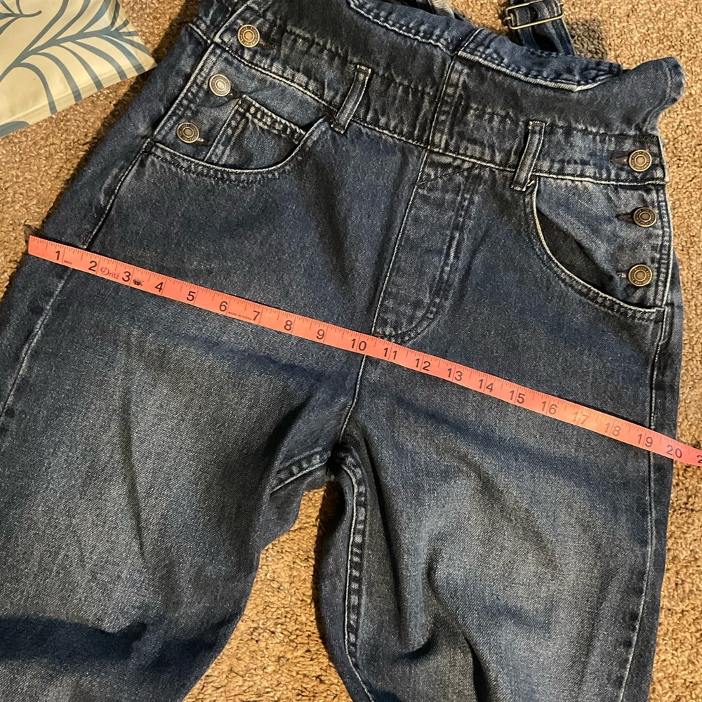 We the Free People Denim Jean Overalls XS - Picture 11 of 11